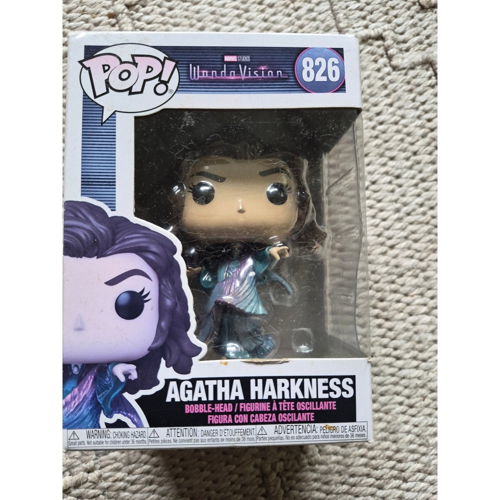 Funko Pop Marvel WandaVision Agatha Harkness 826 Bobble-Head Vinyl Figure